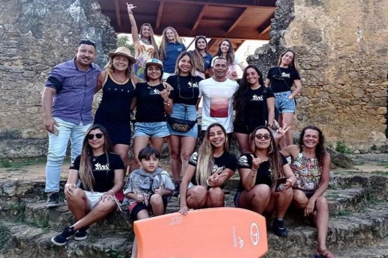 Atletas de Bodyboarding visitam pontos turísticos da Serra