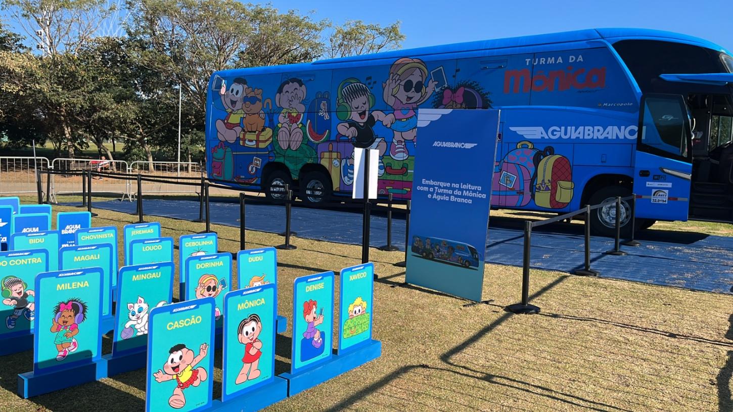 Ônibus da Turma da Mônica e Viação Águia Branca estará em Vitória neste domingo (31) com programação gratuita